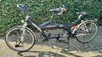 KOGA miyata twintraveller tandem deelbaar blauw, Fietsen en Brommers, Fietsen | Tandems, Gebruikt, Opvouwbaar, Koga mijata twintraveller