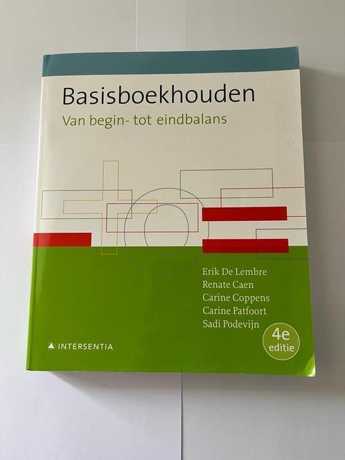 Handboek Basisboekhouden Van begin- tot eindbalans, Boeken, Studieboeken en Cursussen, Zo goed als nieuw, Hogeschool, Alpha, Ophalen
