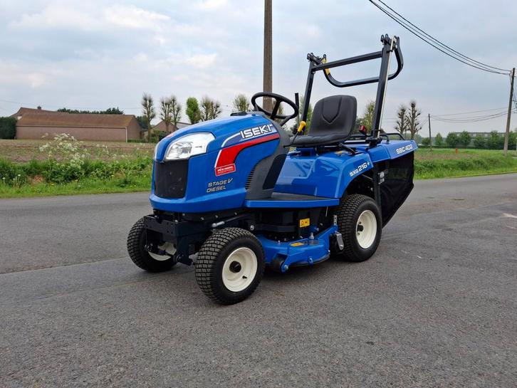 professionele zitmaaier ISEKI SXG216 - diesel - NIEUW, Tuin en Terras, Grasmaaiers, Nieuw, Opvangbak, Ophalen