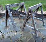 2 hout schragen, Ophalen