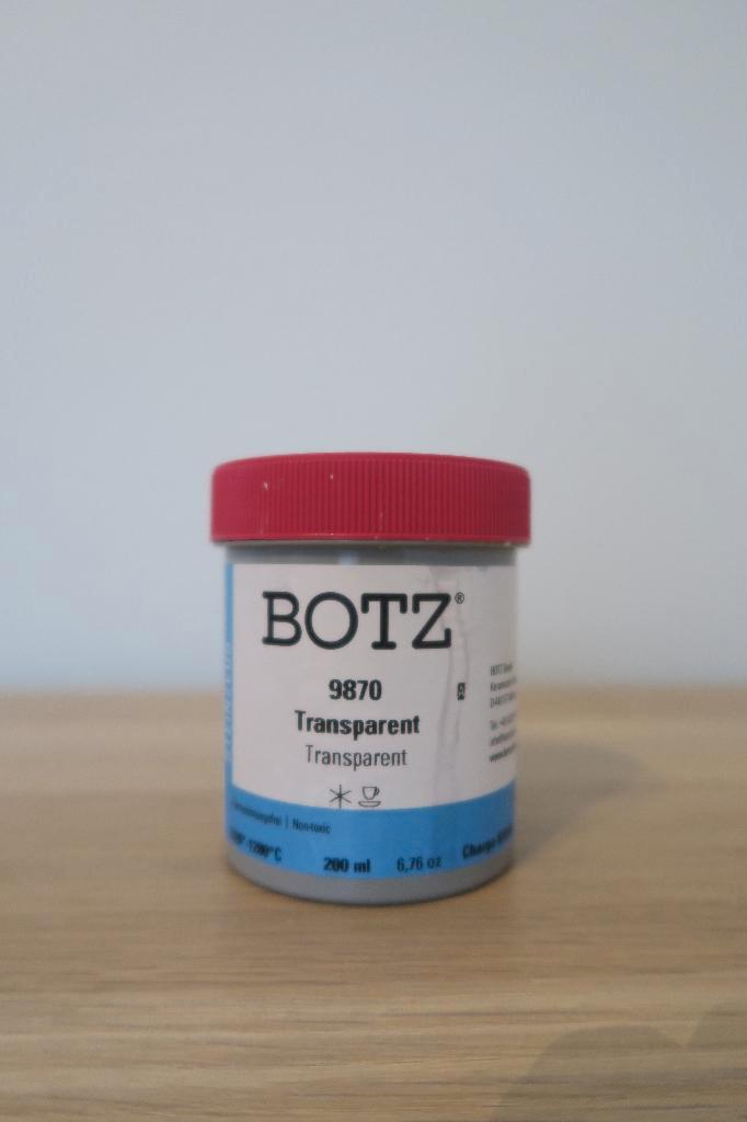 Glaçure Botz - 9870 - Transparent, Hobby & Loisirs créatifs, Poterie, Utilisé, Enlèvement ou Envoi
