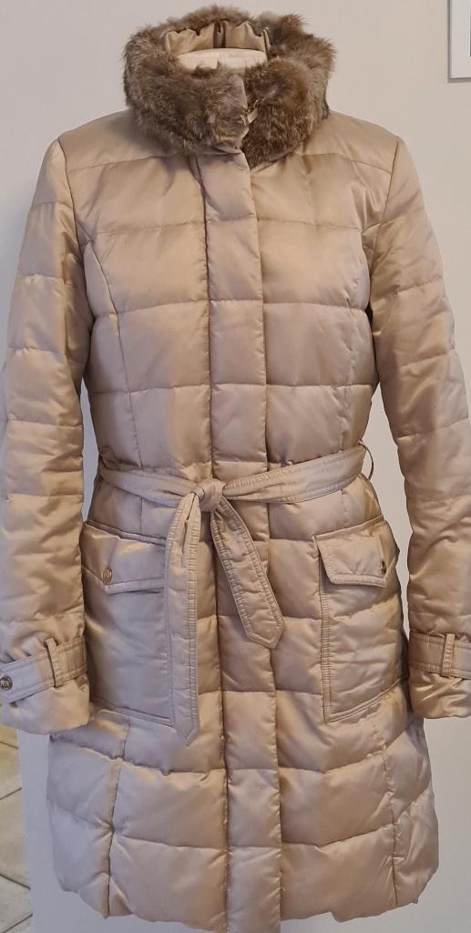 Mooie winterjas beige River Woods, Kleding | Dames, Jassen | Winter, Zo goed als nieuw, Maat 38/40 (M), Beige, Ophalen