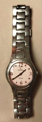 Festina roze dial (vrouw), Ophalen of Verzenden, Zilver