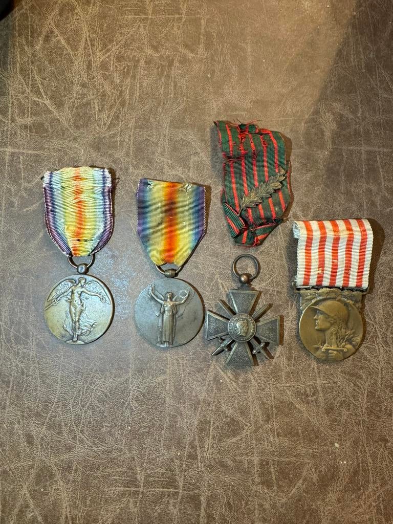 Wo1 lot van 4 medailles, Ophalen of Verzenden