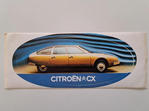 Vintage Sticker - Citroën CX - Mooie staat, Verzamelen, Stickers, Zo goed als nieuw, Auto of Motor, Ophalen of Verzenden