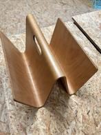 Kranten- en boekenhouder in hout, Enlèvement, Comme neuf