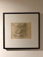 Edmond Van Dooren - tekening, Antiquités & Art, Art | Dessins & Photographie, Enlèvement ou Envoi