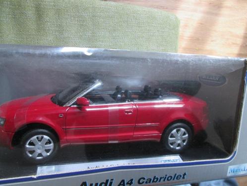Welly 1:18 Audi A4 Cabrio rot ca. von 2004, Hobby & Loisirs créatifs, Voitures miniatures | 1:18, Comme neuf, Voiture, Autres marques