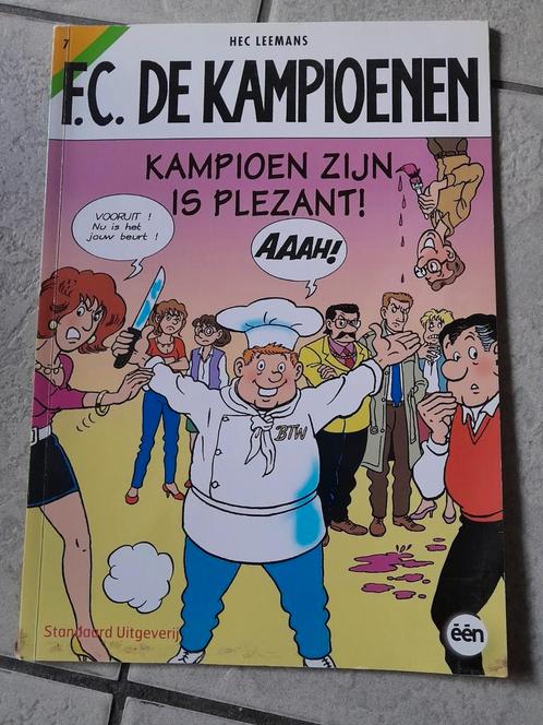 Hec Leemans - Kampioen zijn is plezant!, Boeken, Stripverhalen, Zo goed als nieuw, Ophalen