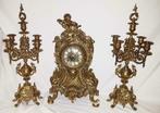klokstel bronzen uitvoering, Antiek en Kunst, Ophalen