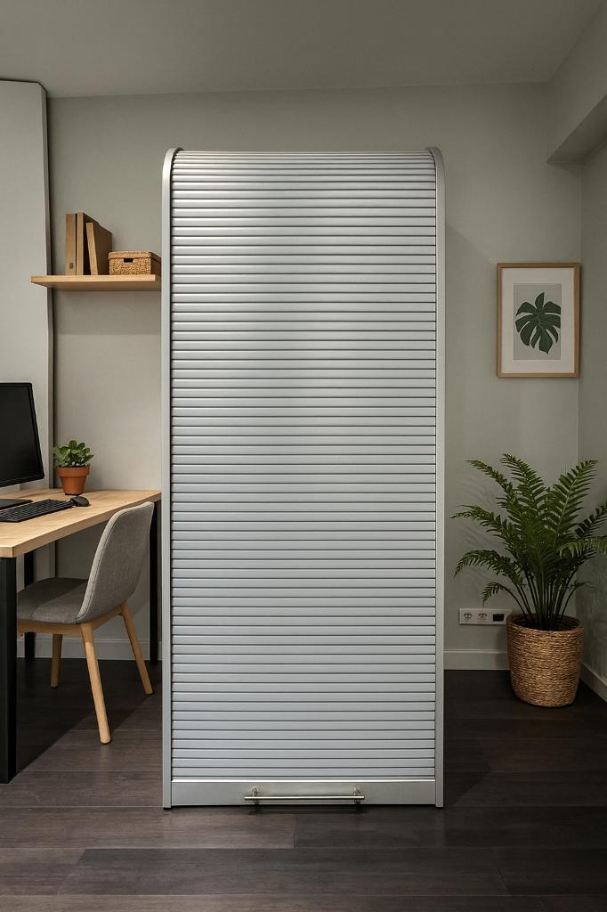 Stevige Klenk rolluikkast – 200x80x60 cm, Huis en Inrichting, Kasten | Roldeurkasten en Archiefkasten, Zo goed als nieuw, 200 cm of meer