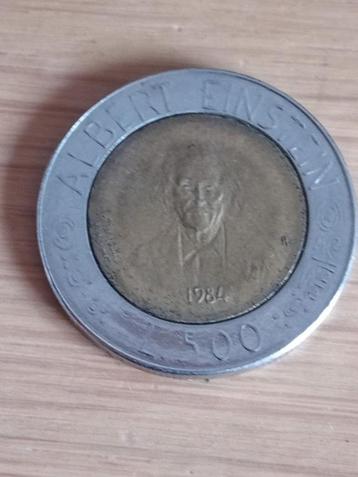SAN MARINO 500 Lire 1984 - Albert Einstein beschikbaar voor biedingen