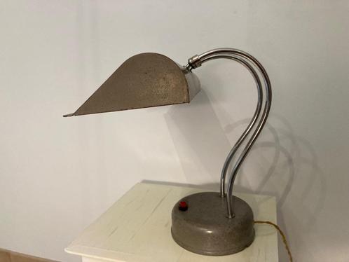 Authentieke vintage notaris bureaulamp, Antiek en Kunst, Antiek | Verlichting, Ophalen of Verzenden
