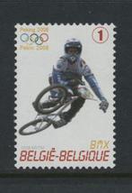 Olympische Spelen Bejing 2008 BMX postfris, Postzegels en Munten, Postzegels | Europa | België, Olympische Spelen, Verzenden, Postfris