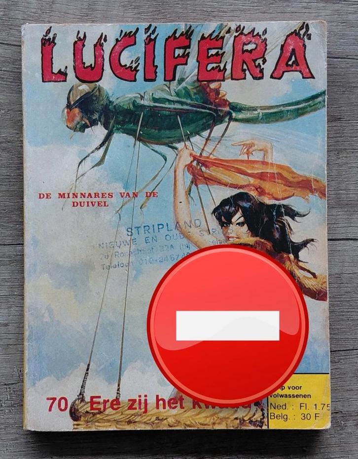 Lucifera 70: Ere zij het kwaad!, Boeken, Stripverhalen, Gelezen, Eén stripboek, Verzenden