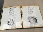 Album met originele schetsen poezen Gustaaf De Bruyne, Antiek en Kunst, Ophalen of Verzenden