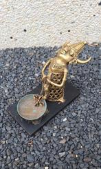 Bronzen Heilig Water Drager met een schaal en een vajra., Enlèvement ou Envoi