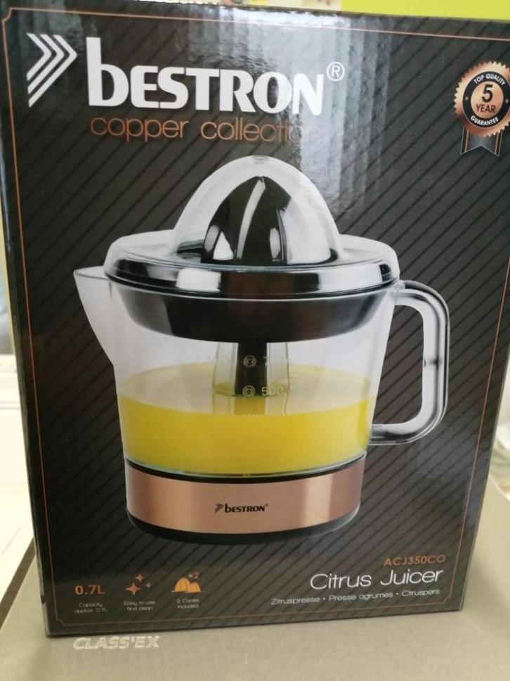 NIEUW Elektrische citruspers Bestron, Elektronische apparatuur, Juicers, Nieuw, Citruspers, Elektrisch, Ophalen of Verzenden