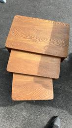 Table gigogne en bois, Rectangulaire, Bois, Utilisé