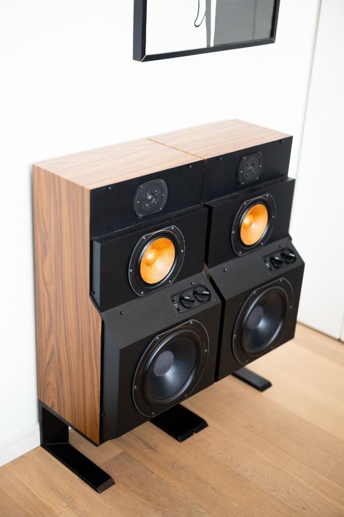 B&W DM6 Speakers, Audio, Tv en Foto, Luidsprekerboxen, Gebruikt, Front, Rear of Stereo speakers, 120 watt of meer, Bowers & Wilkins (B&W)