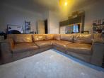 Lounge lederen sofa, Huis en Inrichting, Ophalen, Gebruikt, Leer