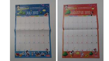 2013 Mickey’s vakantieplanner beschikbaar voor biedingen
