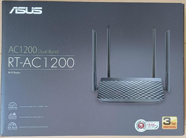 ASUS WIFI router RT-AC1200 gratis verzending, Computers en Software, Routers en Modems, Zo goed als nieuw, Router, Ophalen of Verzenden