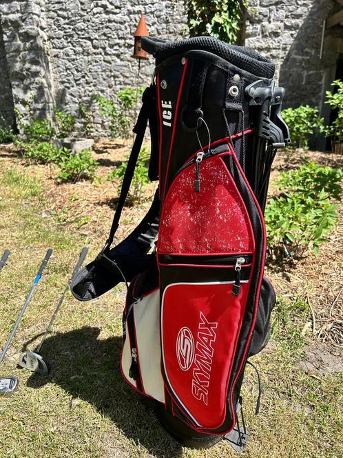 Skymax golftas + clubs, Sport en Fitness, Golf, Zo goed als nieuw, Tas, Ophalen