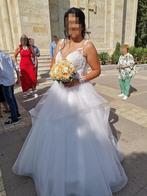 Belle robe de mariée champagne avec corset, Taille 38/40 (M), Comme neuf, Enlèvement, Blanc