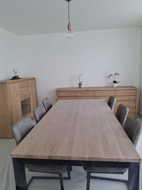 Eetkamer, Huis en Inrichting, Tafels | Eettafels, Zo goed als nieuw, 200 cm of meer, 100 tot 150 cm, Vijf personen of meer, Rechthoekig