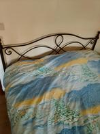 Tweepersoonsbed, Huis en Inrichting, Slaapkamer | Bedden, Ophalen, Gebruikt, Zwart, Tweepersoons