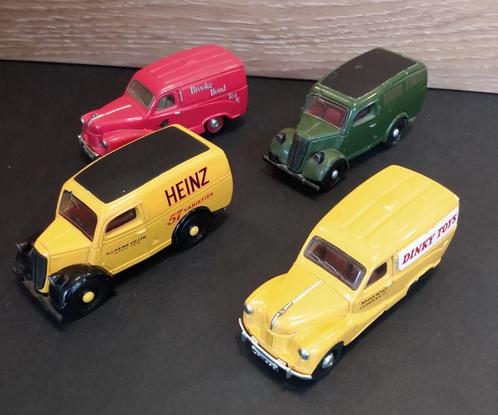 4 x Matchbox Dinky Toys schaalmodellen reclame bestelwagens, Hobby & Loisirs créatifs, Voitures miniatures | 1:43, Comme neuf