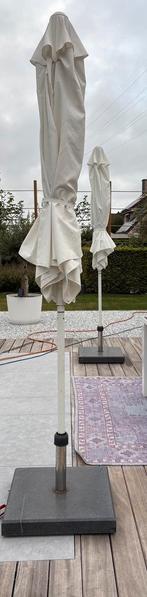 Parasolvoet graniet 55 x 55 x 9 cm - verrijdbaar, Tuin en Terras, Ophalen, Zo goed als nieuw