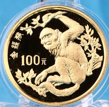 Pièce 100 Yuan Chinois Or 1988 beschikbaar voor biedingen