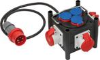 Brennenstuhl rubberen stroomverdeler, 3x400V/3x230V16A nieuw, Doe-het-zelf en Bouw, Elektriciteit en Kabels, Ophalen of Verzenden