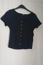 Shirtje H&M maat M, Vêtements | Femmes, T-shirts, Comme neuf, Manches courtes, Noir, Taille 38/40 (M)