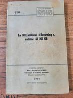 Mitrailleuse Browning calibre .50 - 1966, Collections, Enlèvement ou Envoi, Armée de terre, Livre ou Revue