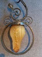 Art deco hanglamp (voor plafond), Huis en Inrichting, Ophalen, Gebruikt, Glas