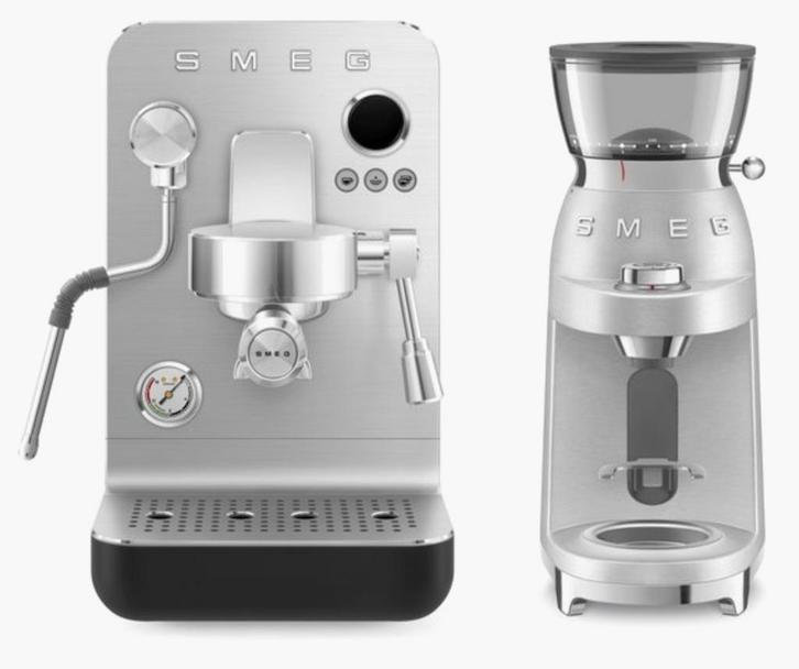 NIEUW Smeg mini-pro professionele espressomachine en maler, Elektronische apparatuur, Koffiemachine-accessoires, Nieuw, Ophalen