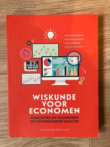 Wiskunde voor economen: concepten en technieken uit de wisku beschikbaar voor biedingen
