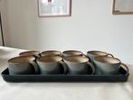 Serax Anita Le Grelle set 8 koffietassen - smokey blue, Huis en Inrichting, Ophalen of Verzenden, Rond