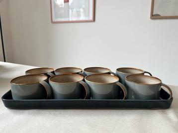 Serax Anita Le Grelle set 8 koffietassen - smokey blue beschikbaar voor biedingen