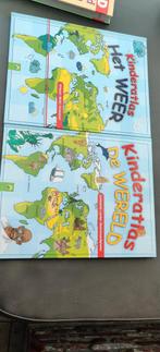 Kinderatlas het weer en kinderatlas de wereld, Boeken, Ophalen of Verzenden, Zo goed als nieuw
