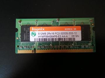 RAM HYNIX 512Mb 2Rx16 PC2-3200S-333-12