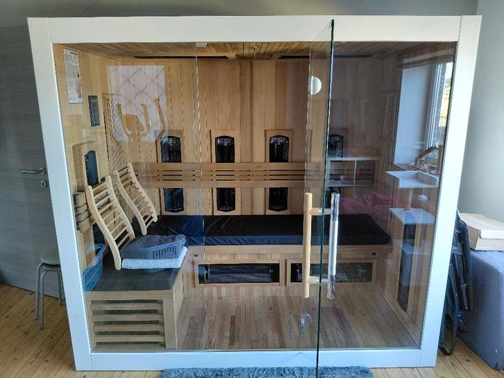 Cabine infrarouge infraplus 211 valero deluxe, Sports & Fitness, Sauna, Comme neuf, Sauna complet, Enlèvement