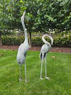 2 mooie Reigers / kraanvogels aangename prijs! ruime keuze!!, Ophalen of Verzenden, Gebruikt, Overige materialen, Dierenbeeld