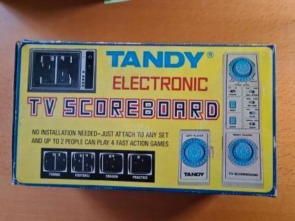 Retro Videospel: Tandy Electronic, TV Scoreboard, Games en Spelcomputers, Spelcomputers | Atari, Met 2 controllers, Ophalen