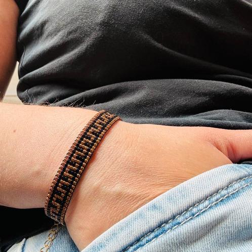 Een elegante bedankje voor het einde van het schooljaar, Handtassen en Accessoires, Armbanden, Nieuw, Zwart, Ophalen of Verzenden