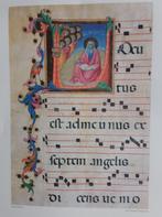 3 posters geillumineerd handschrift, bijbelse miniaturen., Ophalen of Verzenden