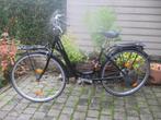 28 inch zwarte Btwin damesfiets met 6 versnellingen, Gebruikt, Versnellingen, 50 tot 53 cm, Ophalen